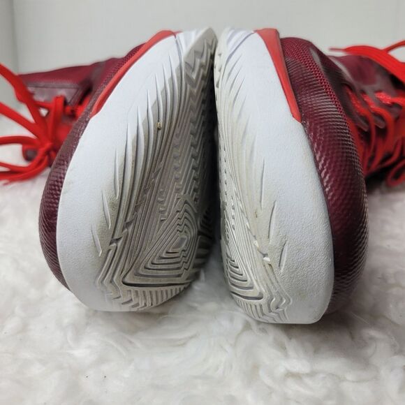 Nike  Hyperdunk TB 2014 Gym High Top Basketball Sneakers Red & Orange - Picture 10 of 10